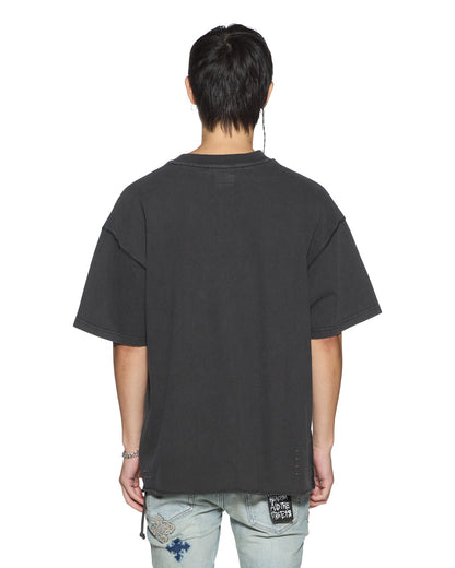 LAYBEL EKCESS SS TEE WASHED BLACK