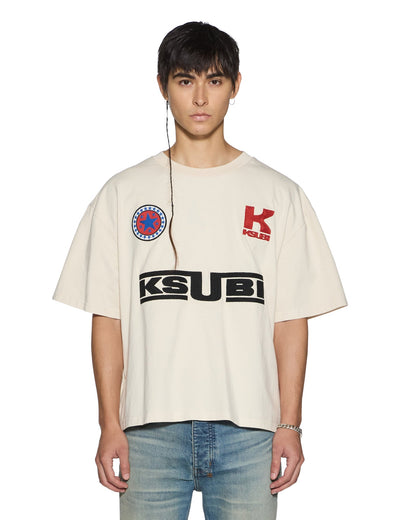 ZOOM HALEN SS TEE ECRU