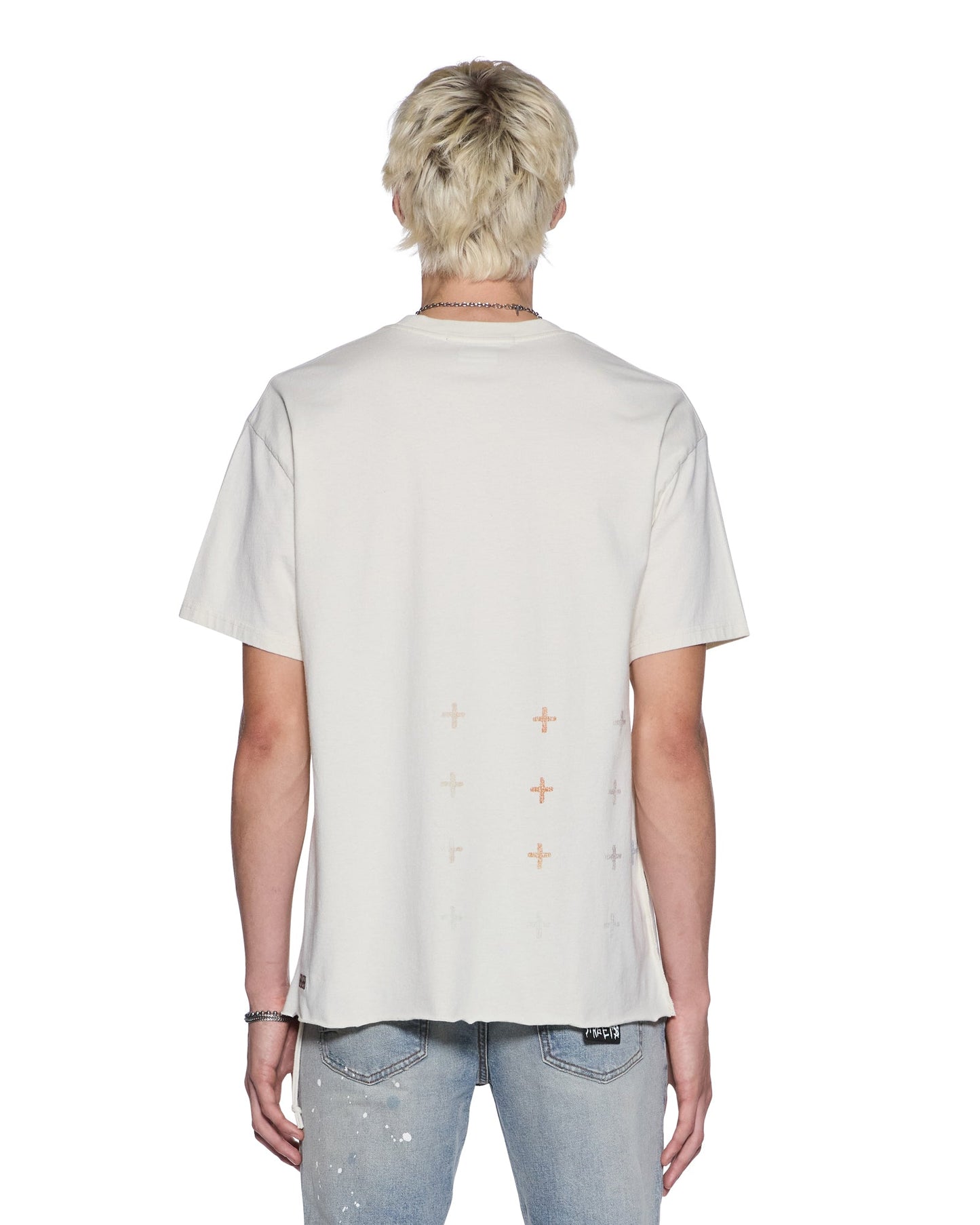 DEATH SNAKE BIGGIE SS TEE ANTIQUE WHITE
