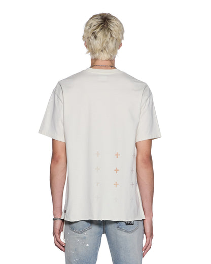 DEATH SNAKE BIGGIE SS TEE ANTIQUE WHITE