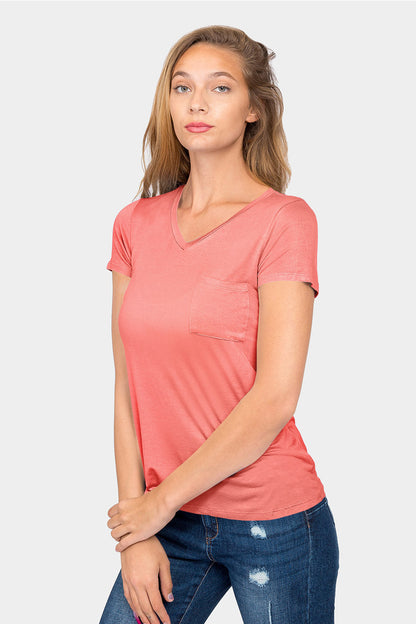 Essential V-Neck Jersey T-Shirt