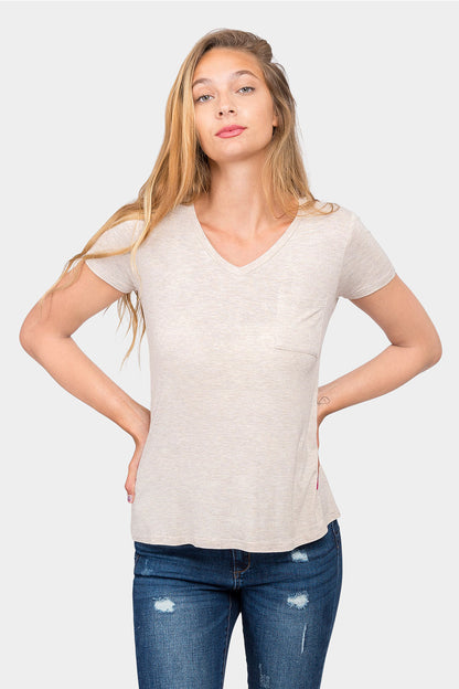 Essential V-Neck Jersey T-Shirt