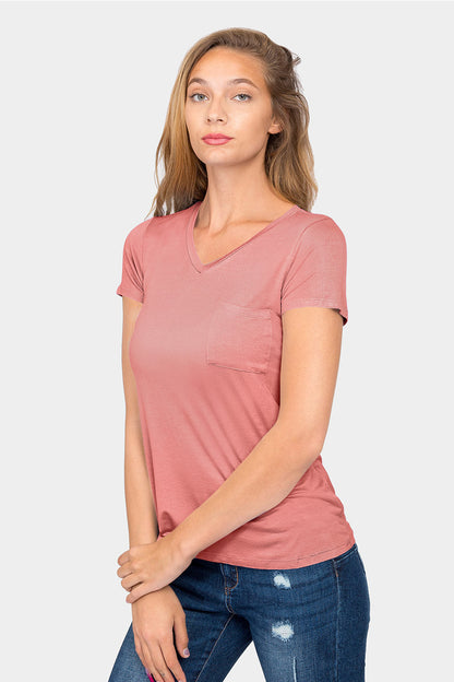 Essential V-Neck Jersey T-Shirt