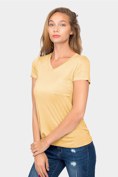 Essential V-Neck Jersey T-Shirt