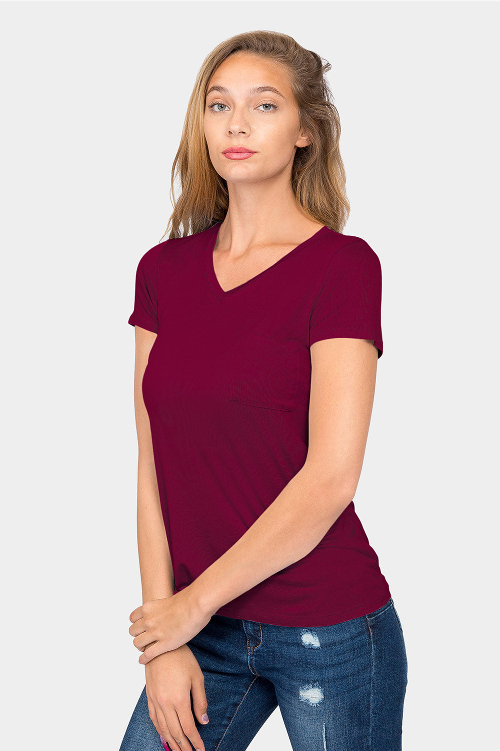 Essential V-Neck Jersey T-Shirt