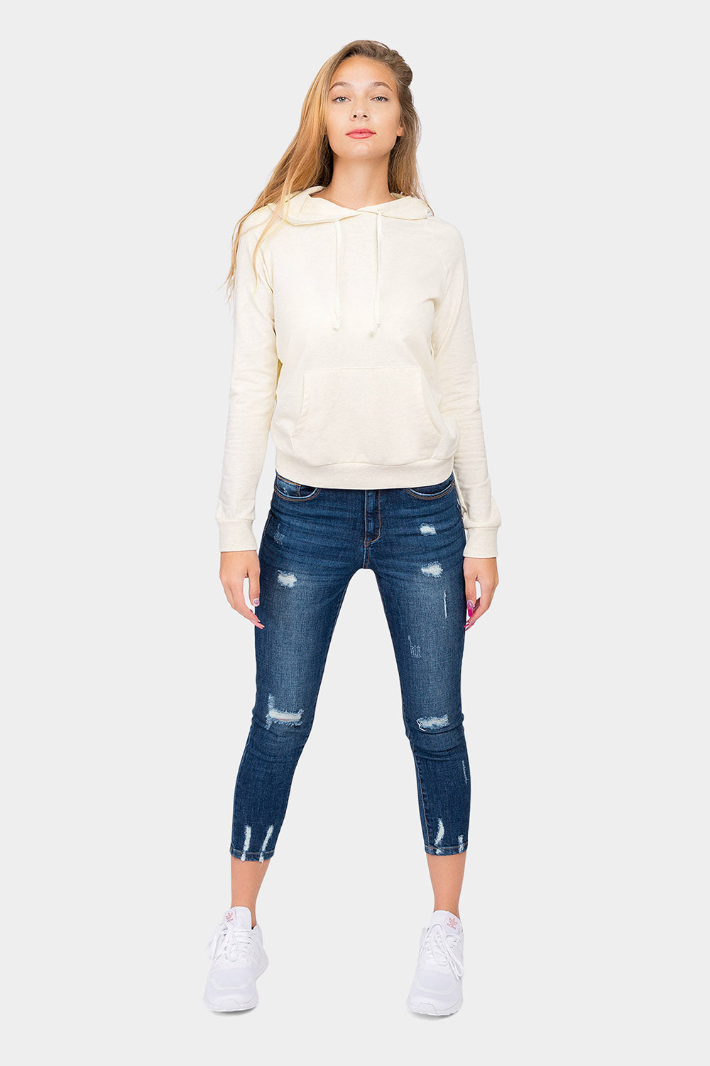Essential French Terry Long Sleeve Hoodie