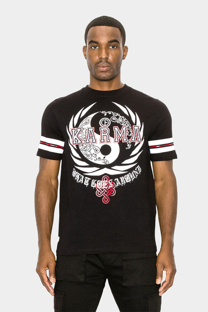 Positivity Karma Graphic T-Shirts