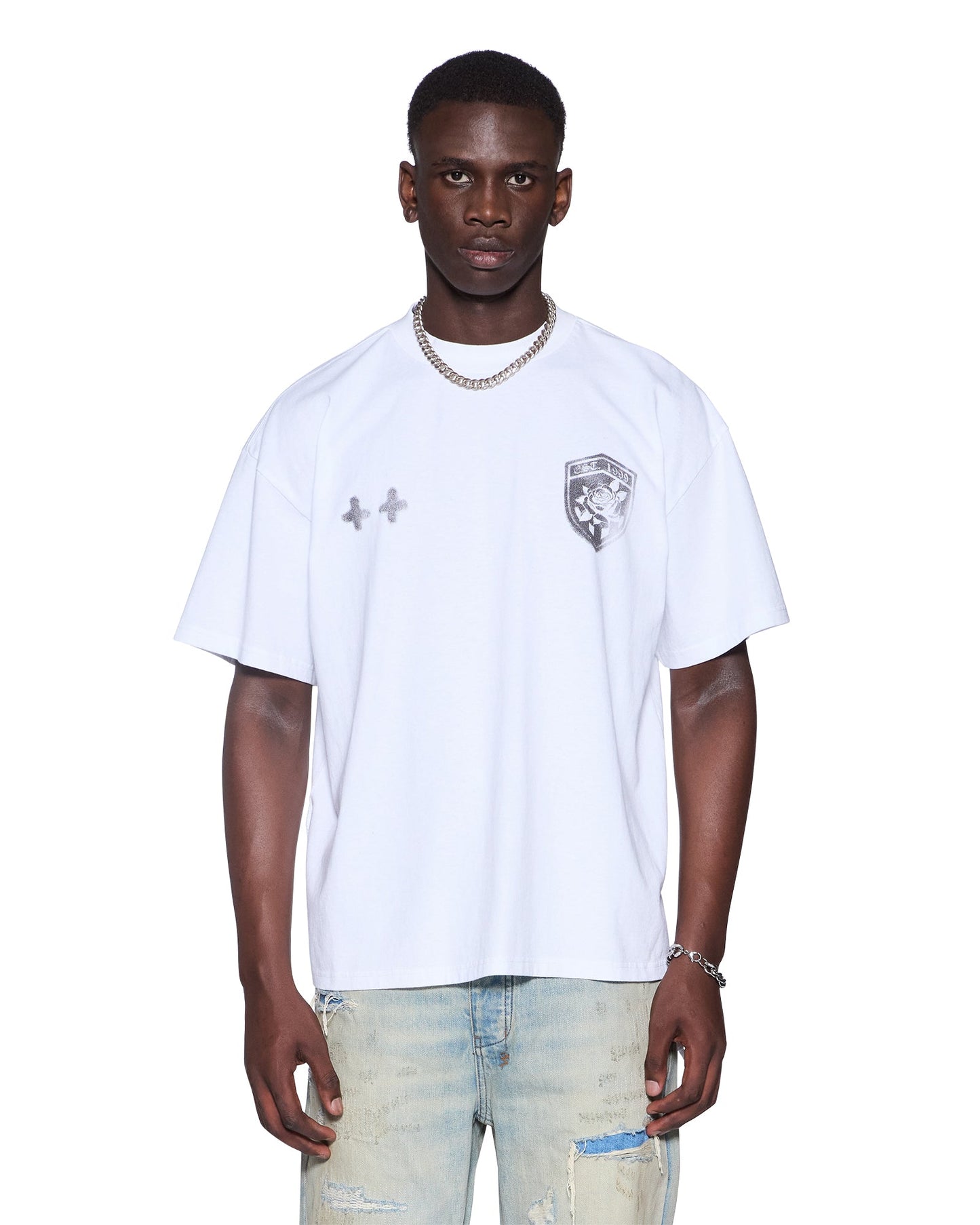 CHERUB HALEN SS TEE WHITE
