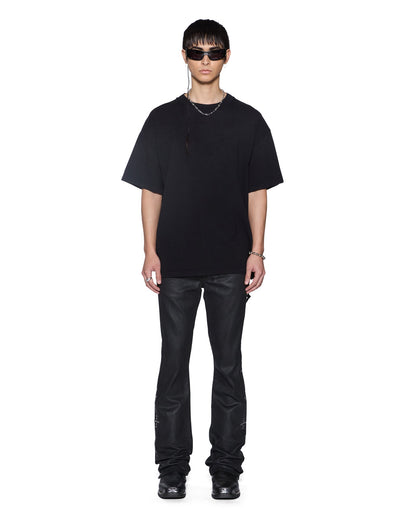 INTRUDER EKCESS SS TEE JET BLACK