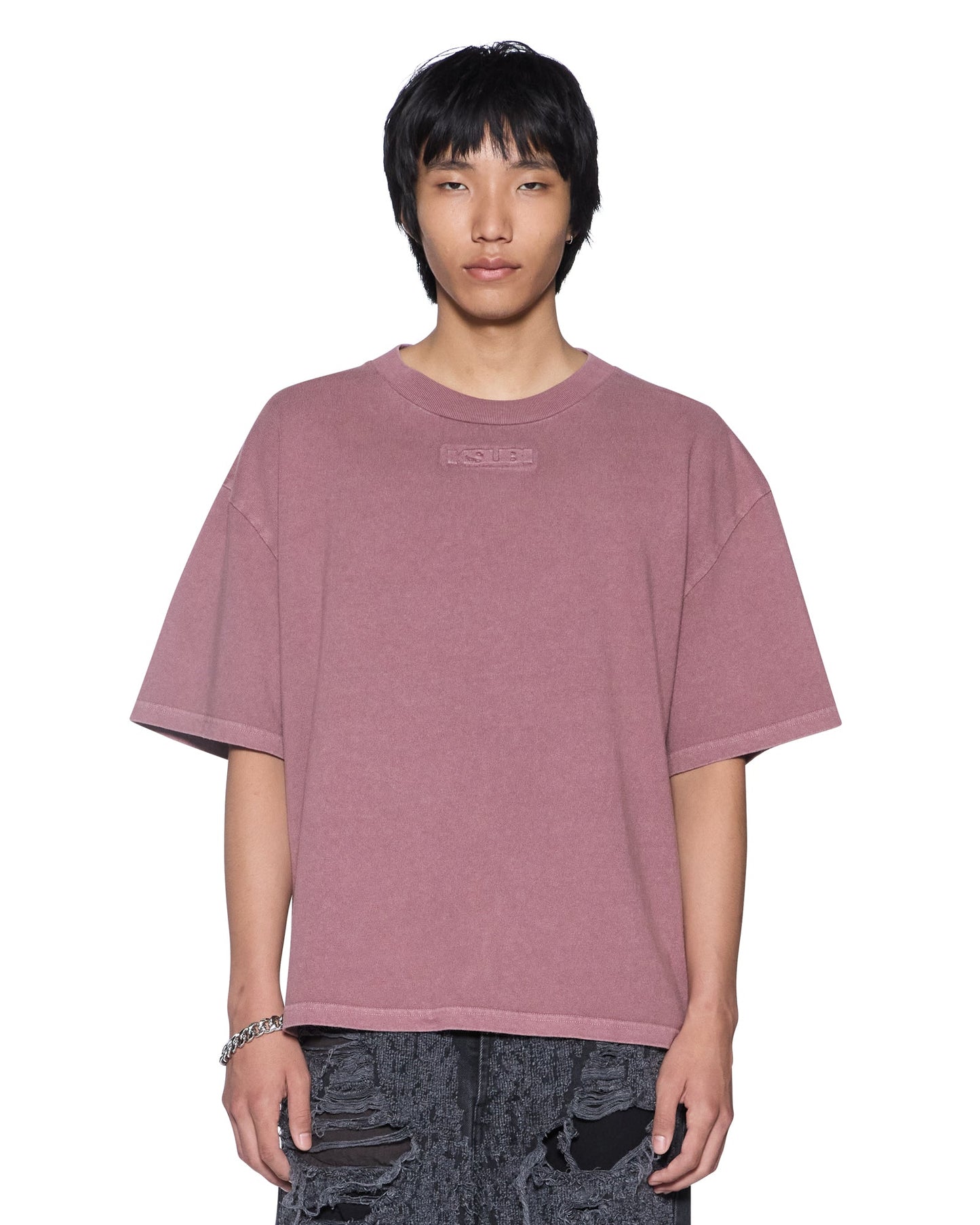 INTRUDER HALEN SS TEE PLUM