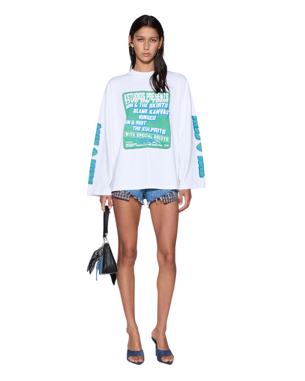 KSTUDIO BOYFRIEND LS TEE WHITE