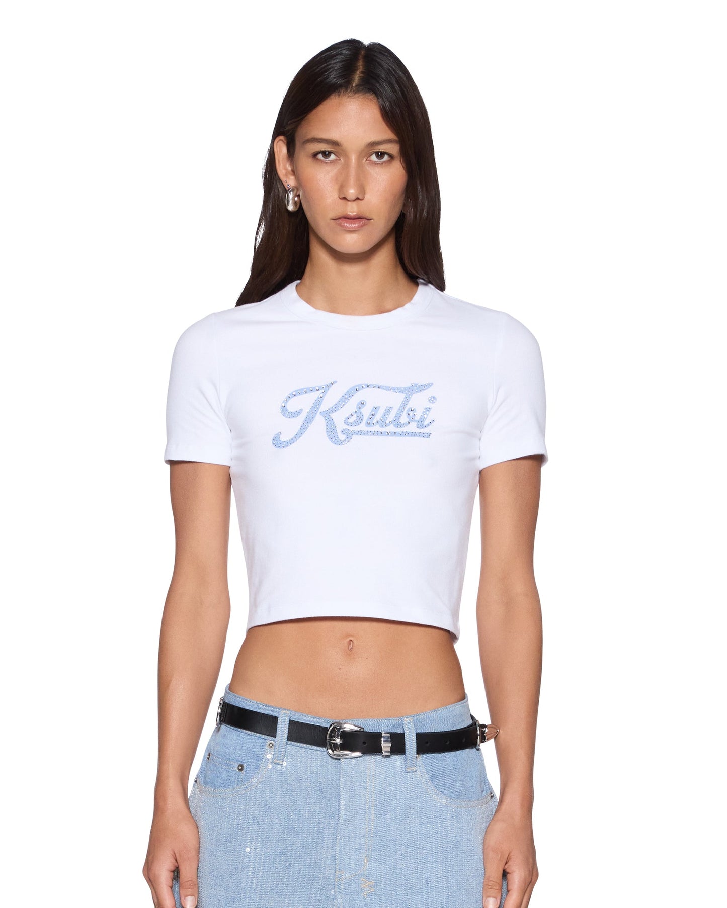KSUBI BLING BABY SS TEE WHITE