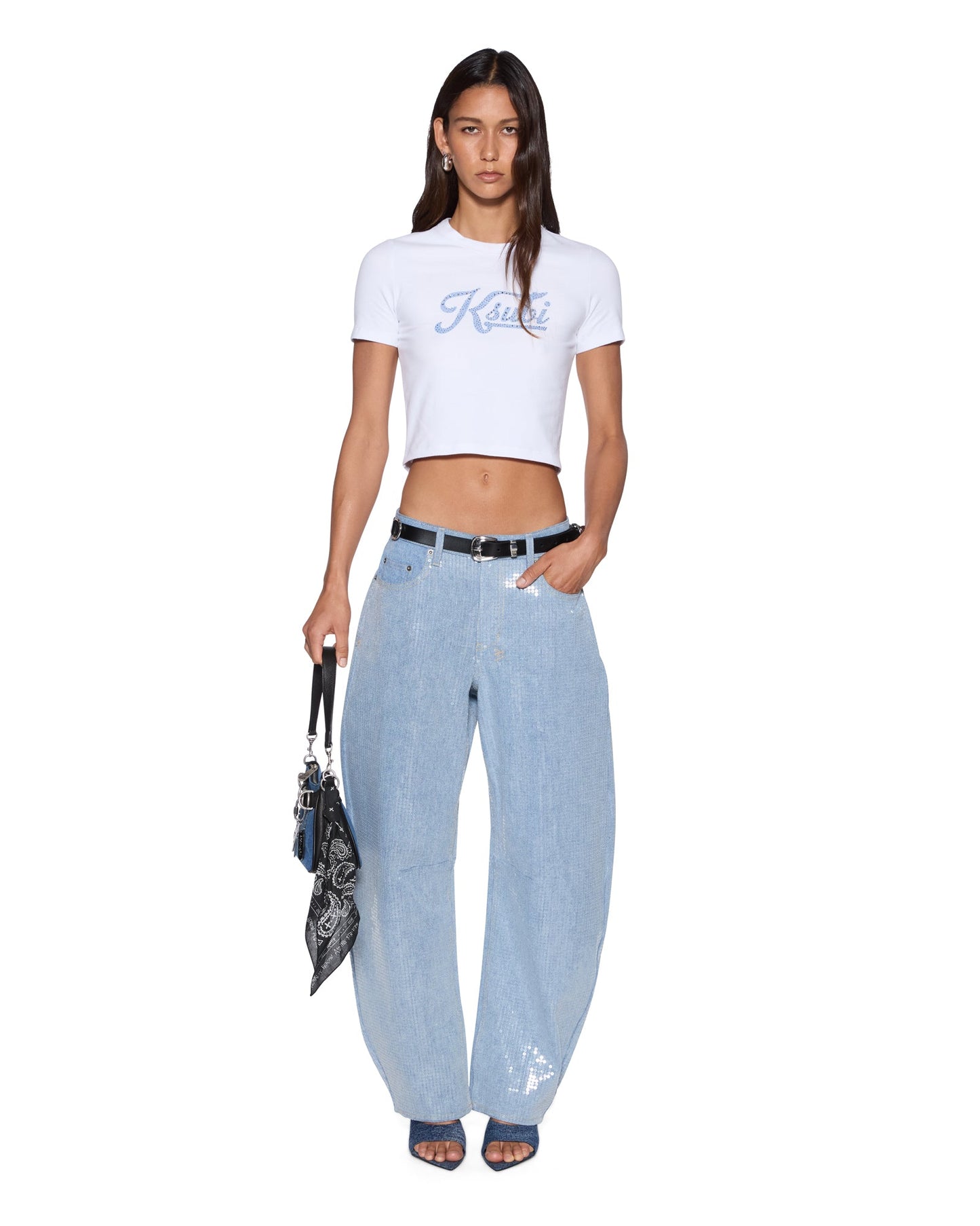 KSUBI BLING BABY SS TEE WHITE