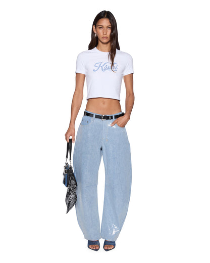 KSUBI BLING BABY SS TEE WHITE