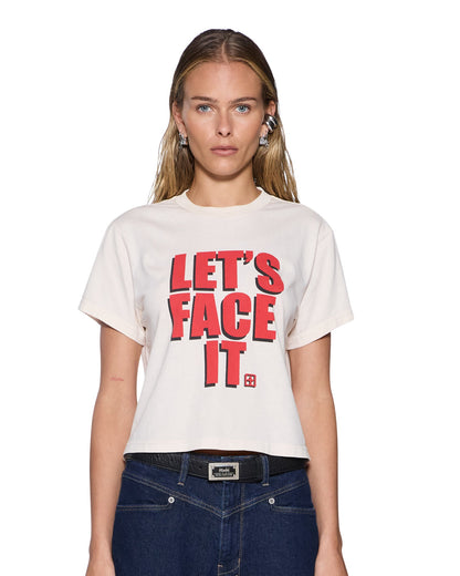 LETS FACE IT SHRUNKEN SS TEE BONE