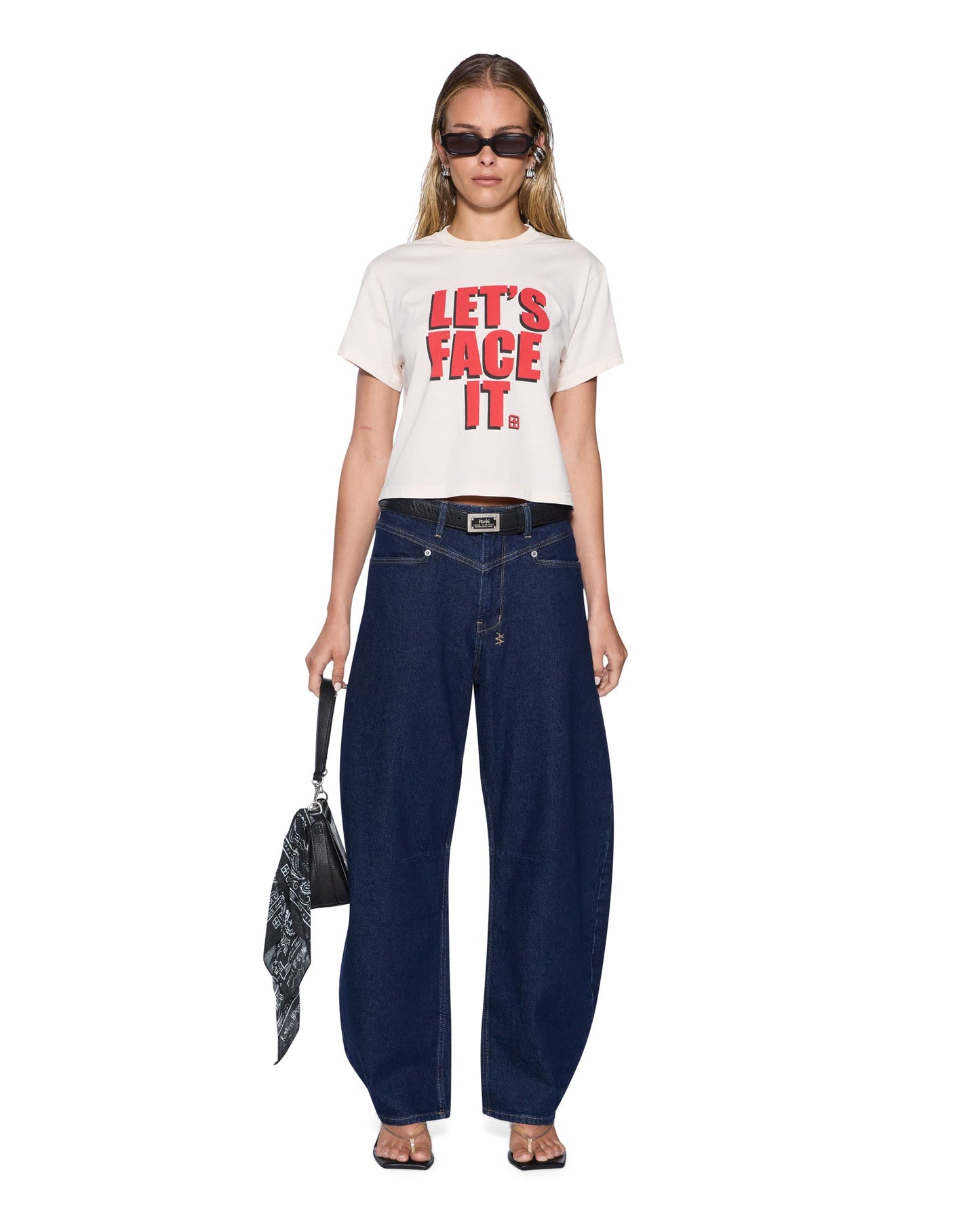 LETS FACE IT SHRUNKEN SS TEE BONE