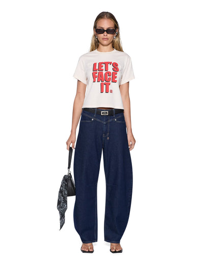 LETS FACE IT SHRUNKEN SS TEE BONE