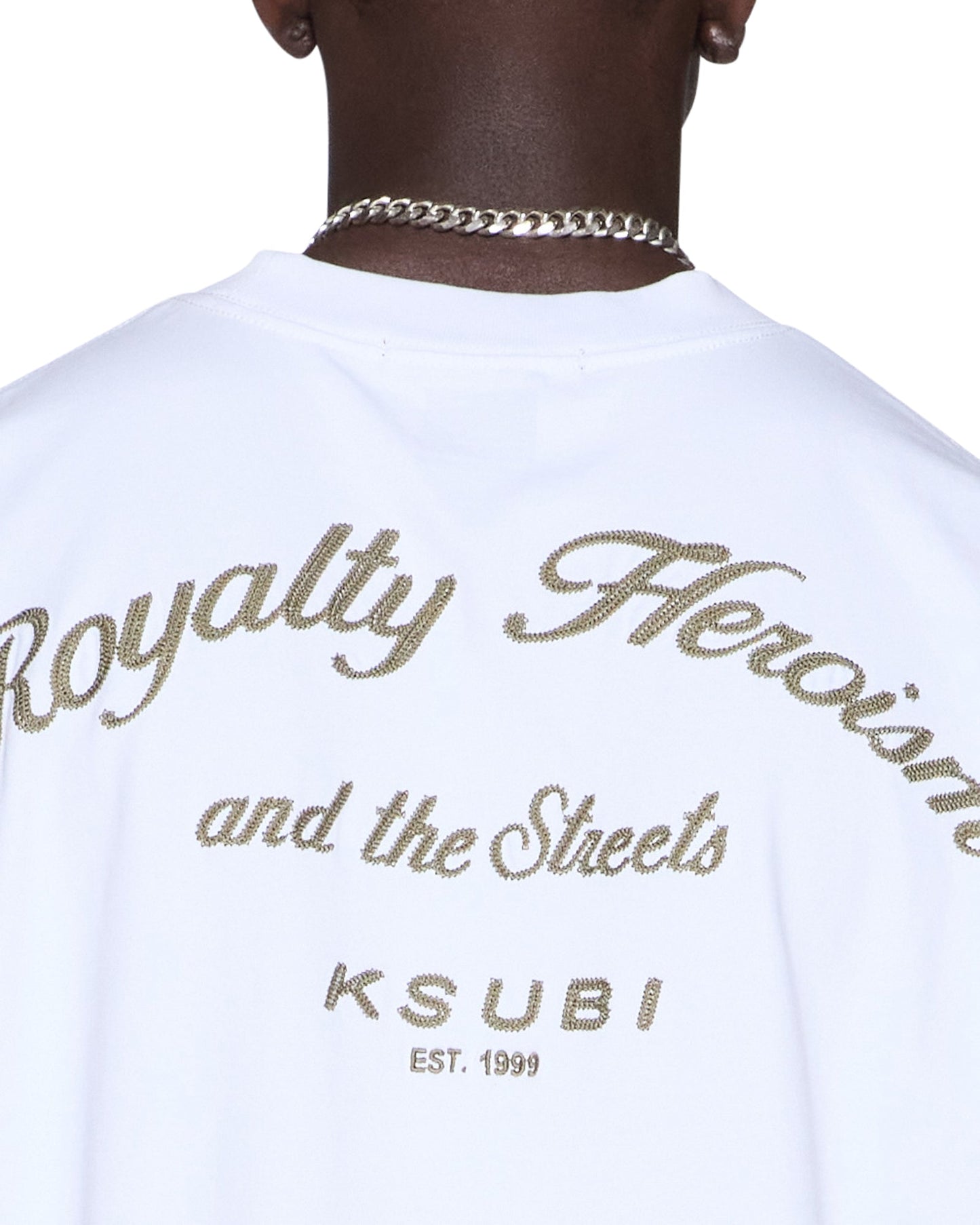 ROYALTY HALEN CUT OFF TRU WHITE
