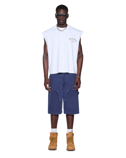 ROYALTY HALEN CUT OFF TRU WHITE