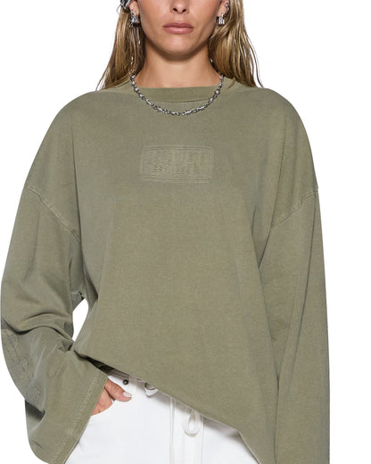 STATE STENCIL BOYFRIEND LS TEE MILITANT
