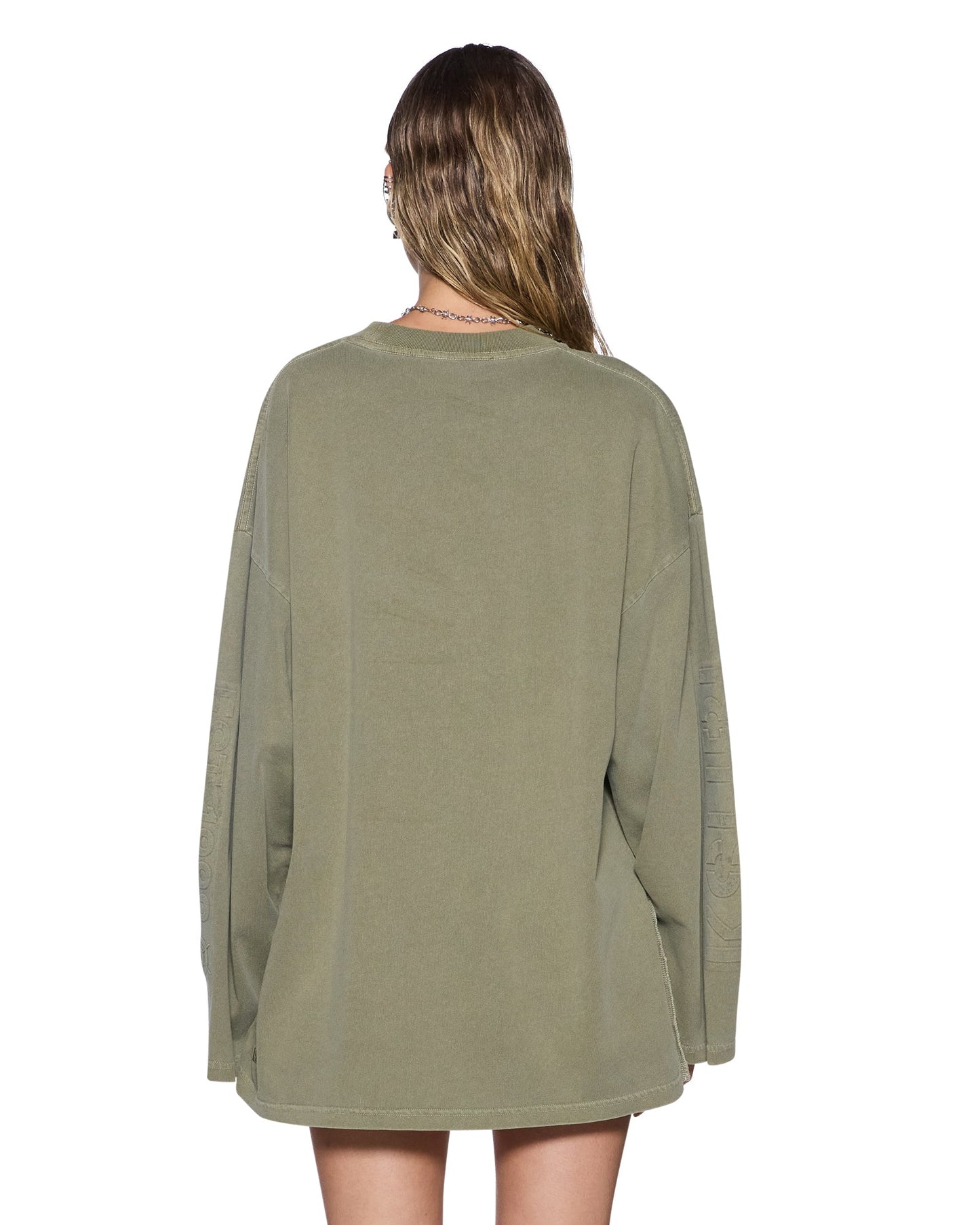 STATE STENCIL BOYFRIEND LS TEE MILITANT