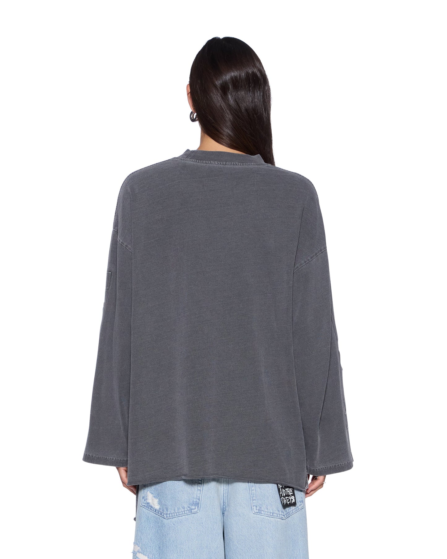 SOTT ALTAR BOYFRIEND LS TEE CHARCOAL