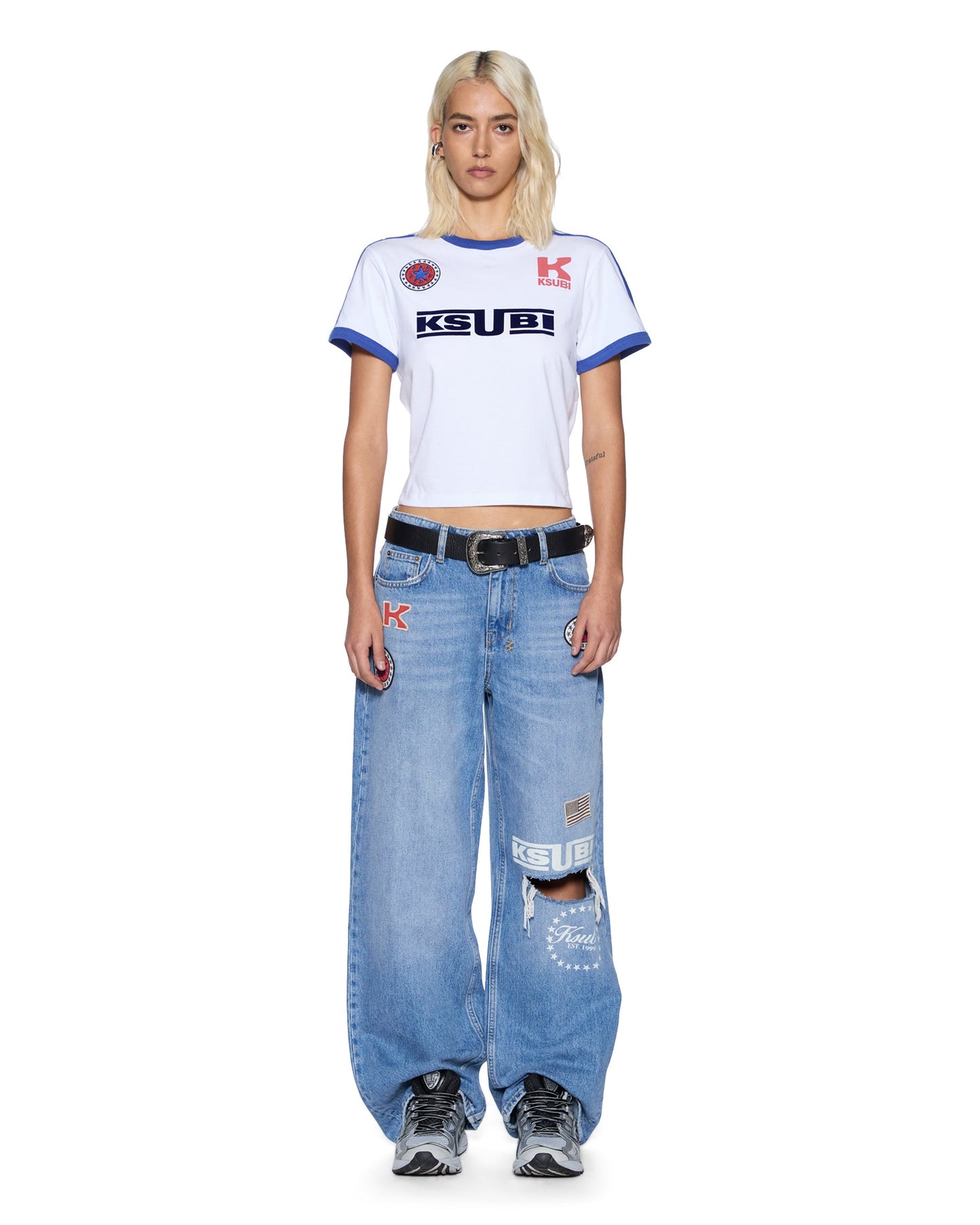 UNION SHRUNKEN TEE WHITE