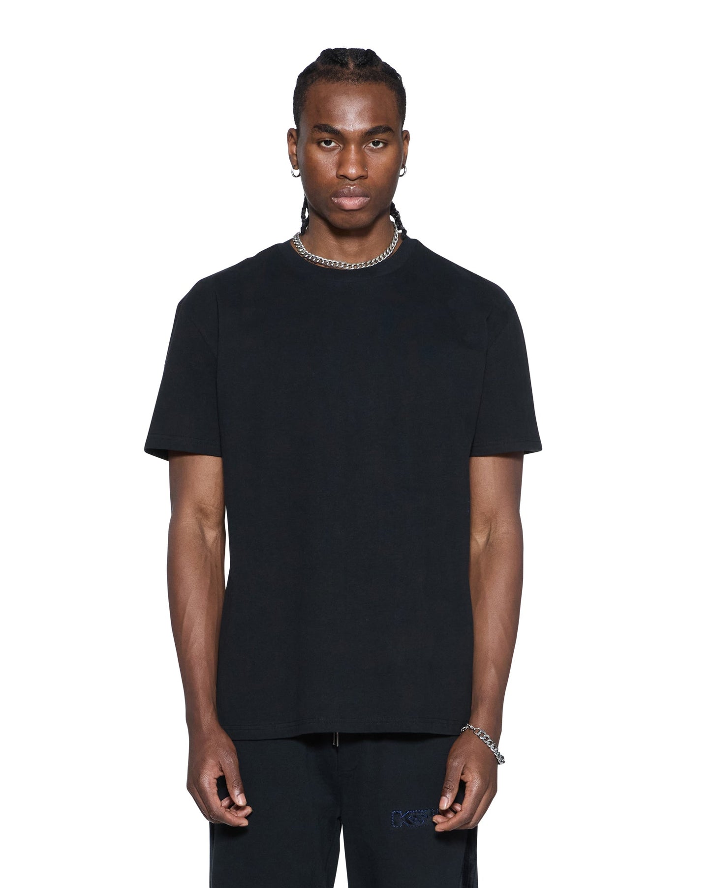 4X4 PAISE BIGGIE SS TEE COBALT BLACK