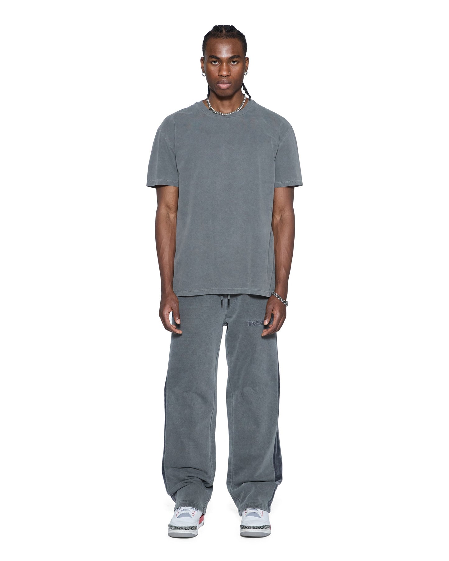 4X4 PAISE BIGGIE SS TEE CHARCOAL