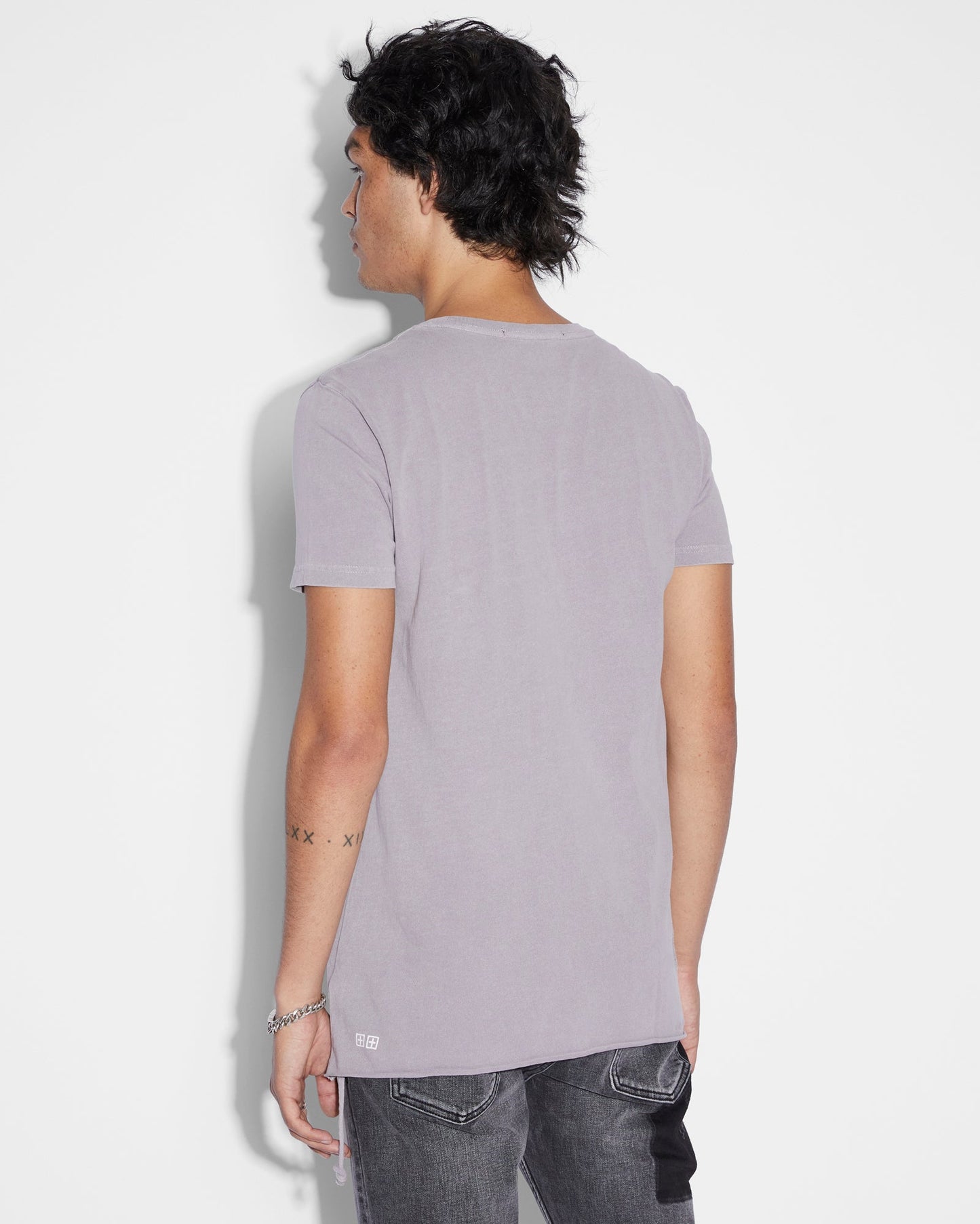 SERRATED SEEING LINES SS TEE SILT