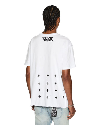 FAUST BIGGIE SS TEE OPTIC WHITE