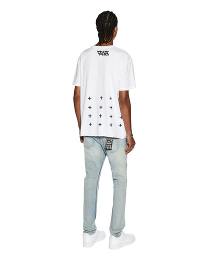 FAUST BIGGIE SS TEE OPTIC WHITE