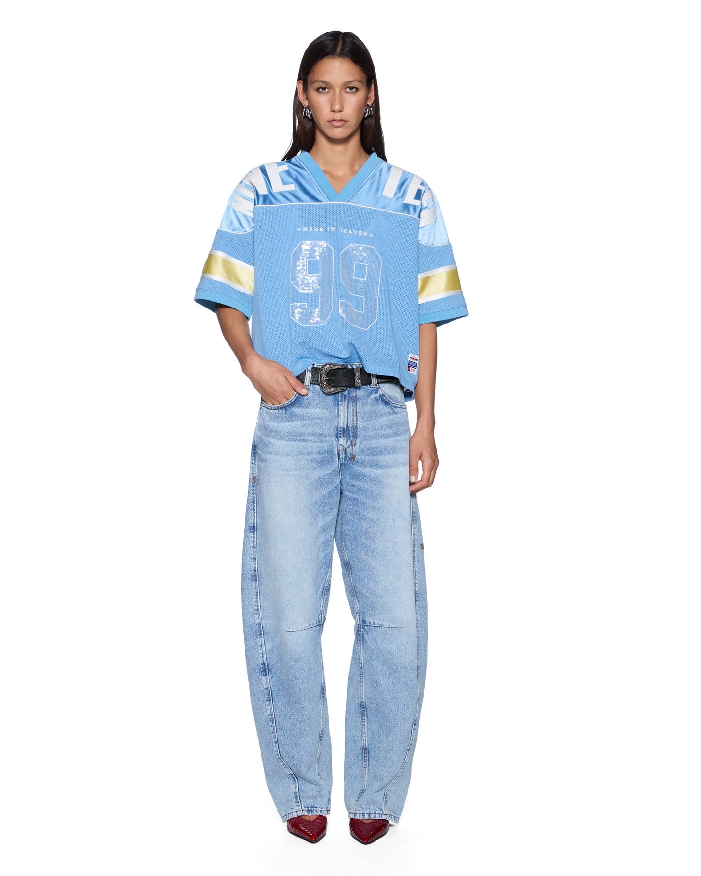 99 SPARK JERSEY AZURE YELLOW