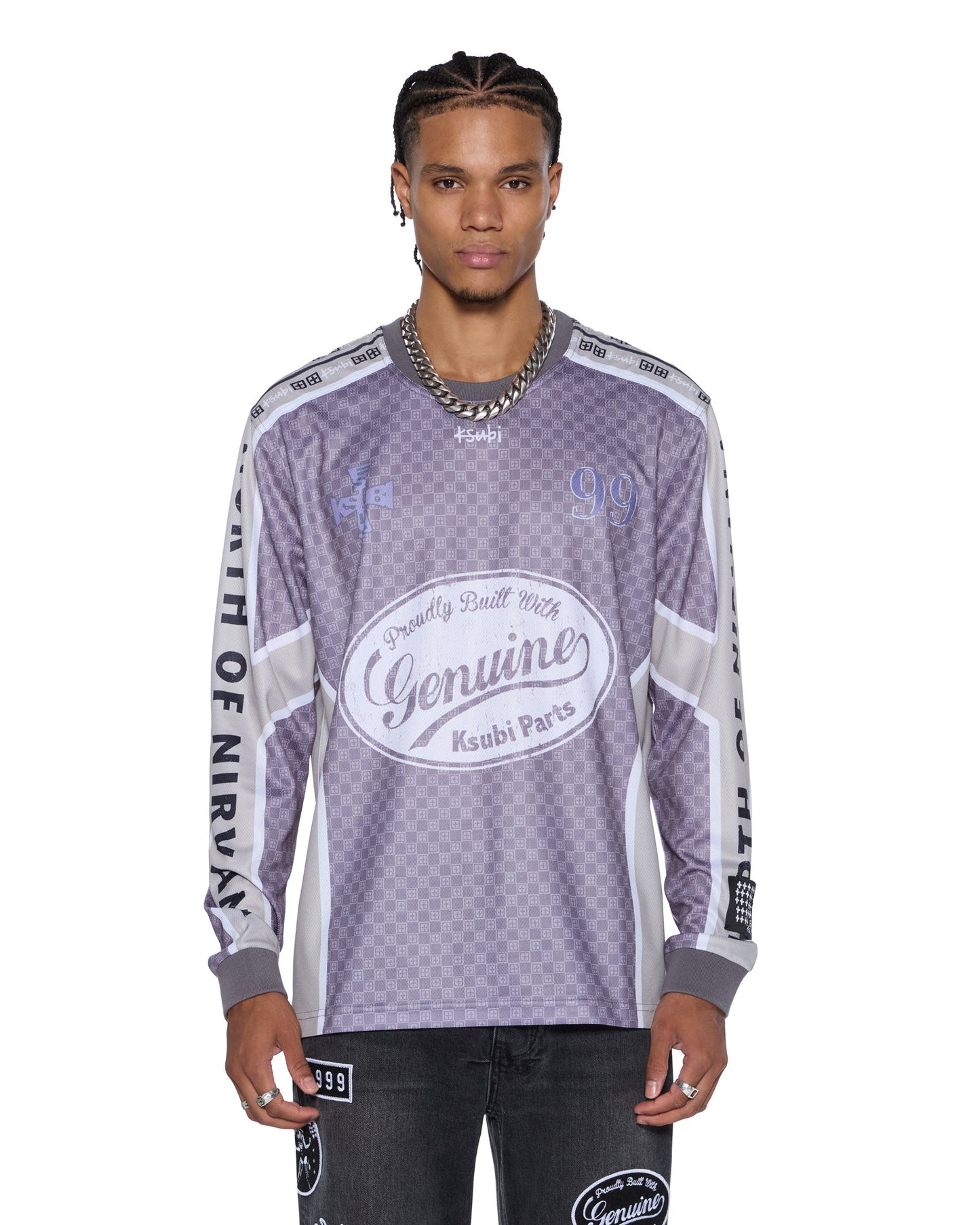 GARAGE LS MOTO JERSEY MOSS BLACK