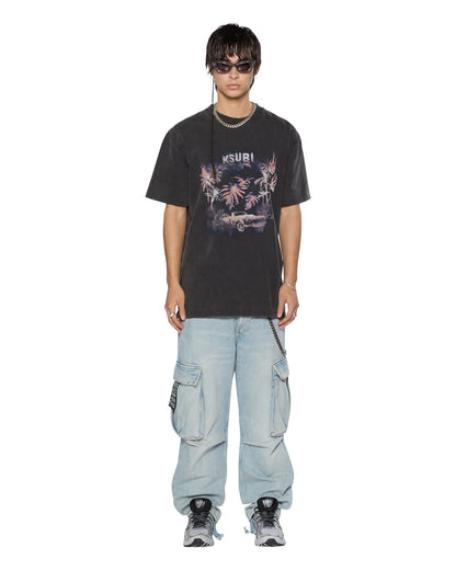 ISLAND BIGGIE SS TEE FADED BLACK