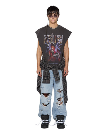 MAXX BUNKER BLUE TRASHED