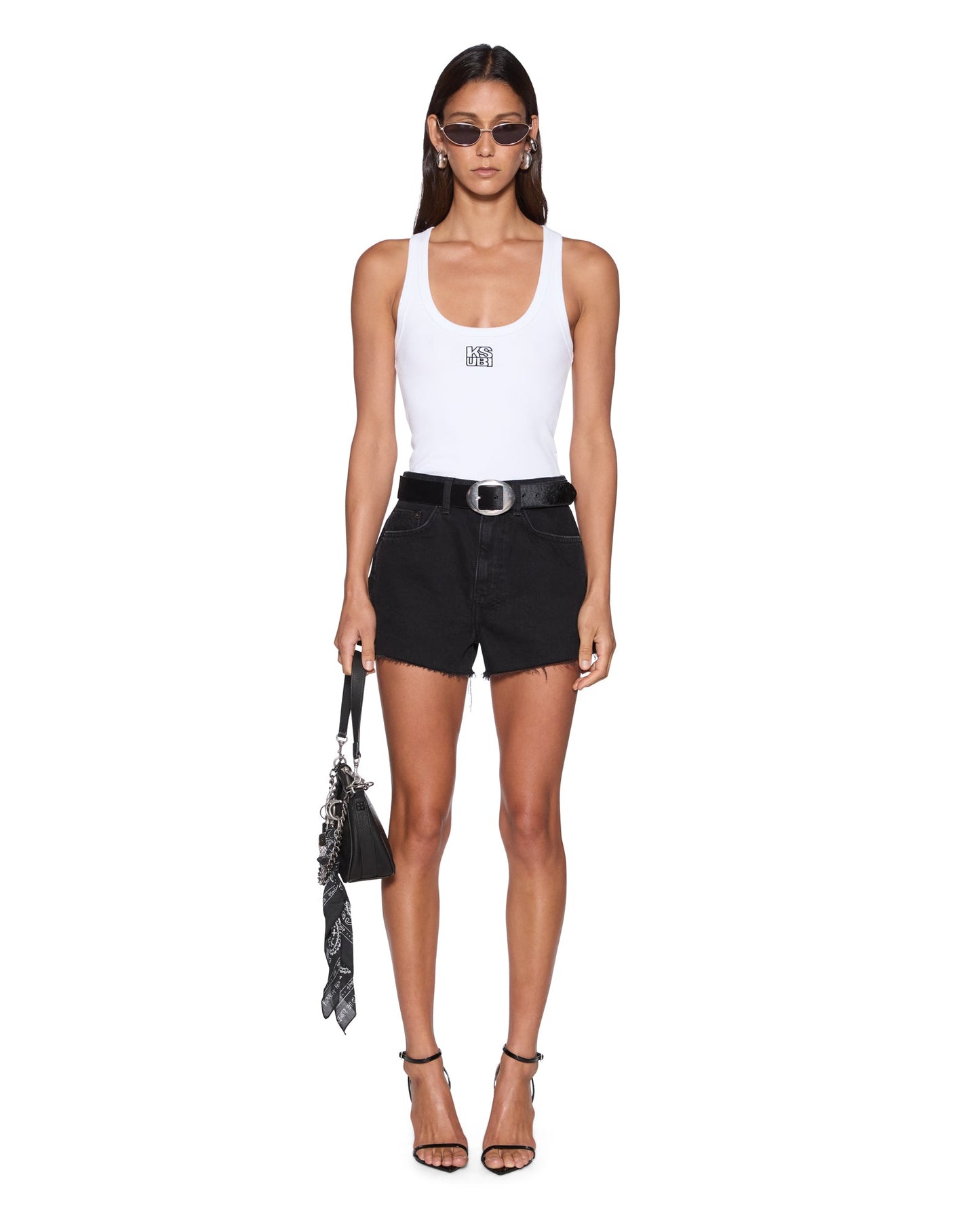 STACKED ORIGIN TANK WHITE