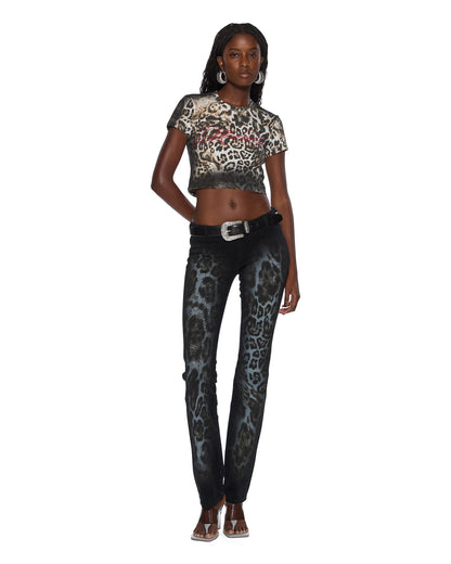 MOWALOLA BABY TEE CHEETAH