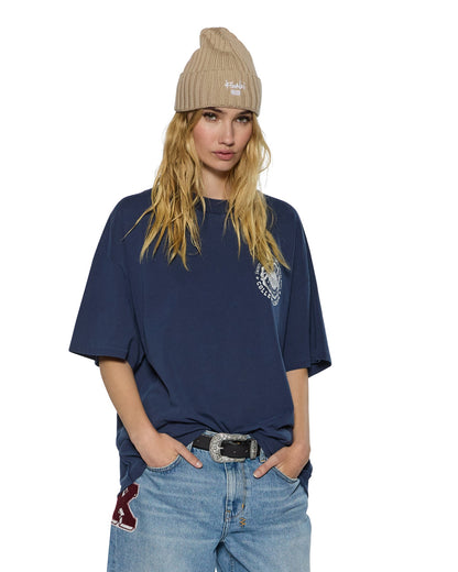 STACKS BOYFRIEND SS TEE INK BLUE
