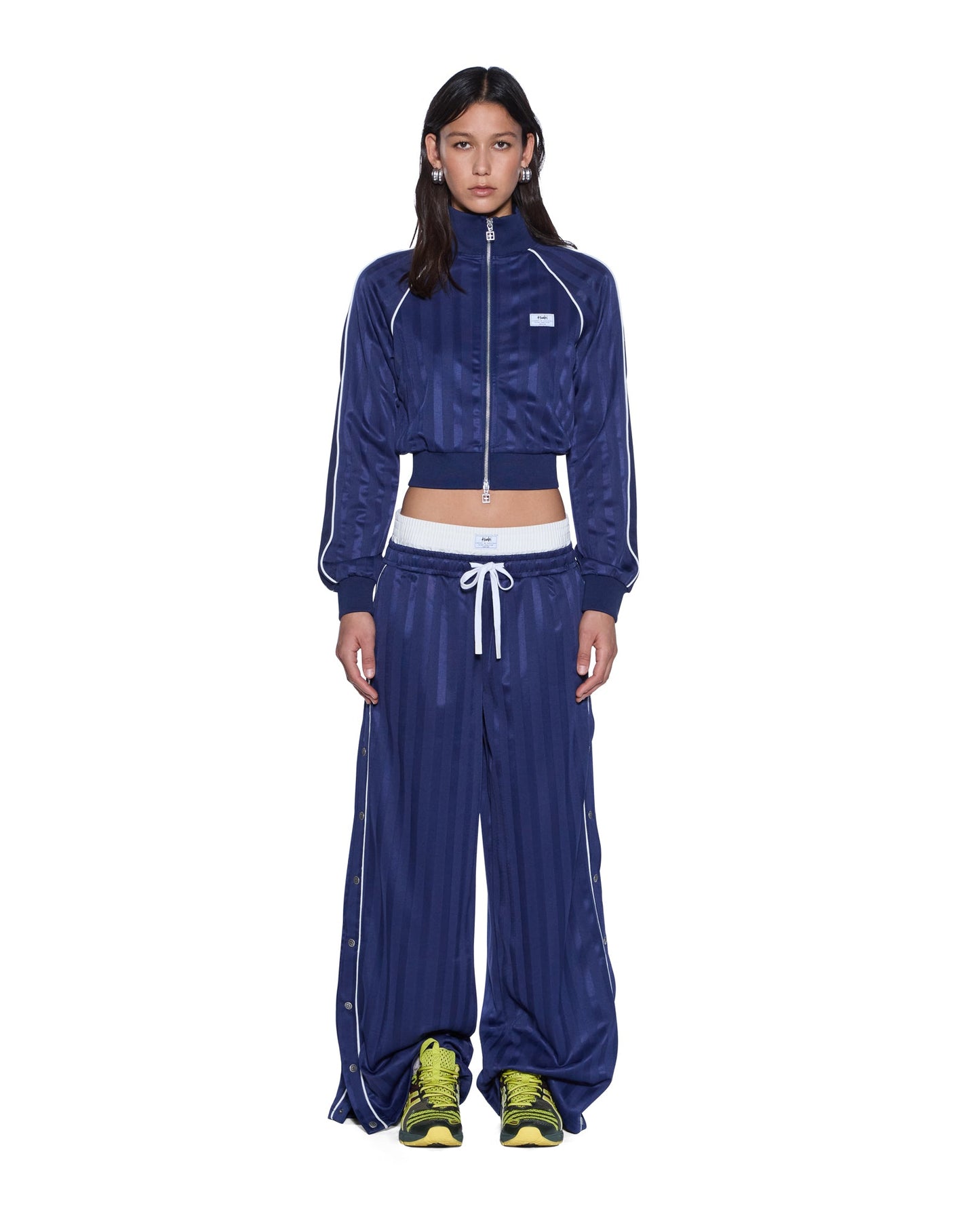 CROPPED TRAKTOP NAVY
