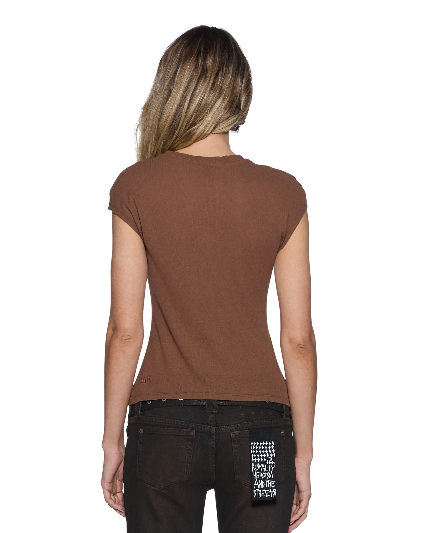 STAPLE SS TEE CHOCOLATE SHEER