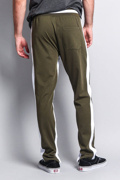 Men's Slim Fit Dual Stripe Track Pants