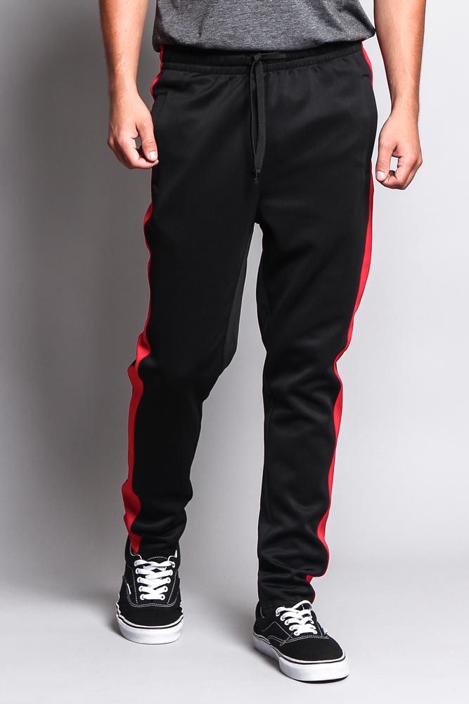 Slim Fit Striped Track Pants