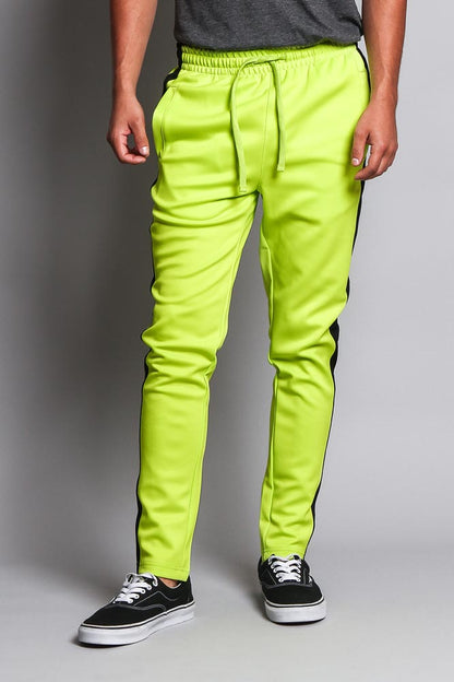 Slim Fit Striped Track Pants