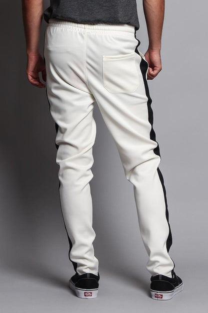 Slim Fit Striped Track Pants