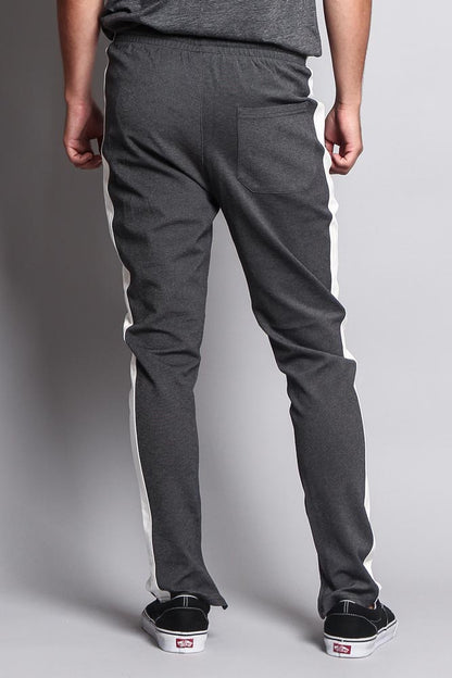 Premium Stretch Slim Fit Striped Track Pants
