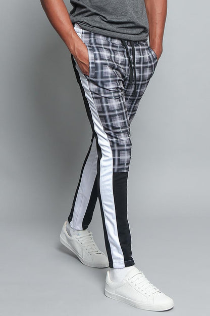 Plaid Track Pants