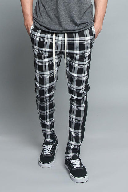 Plaid Track Pants