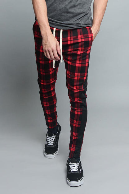 Plaid Track Pants