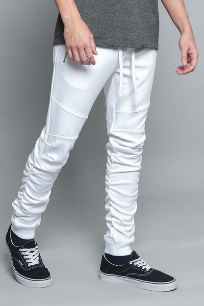 Scrunched Skinny Fit Track Pants